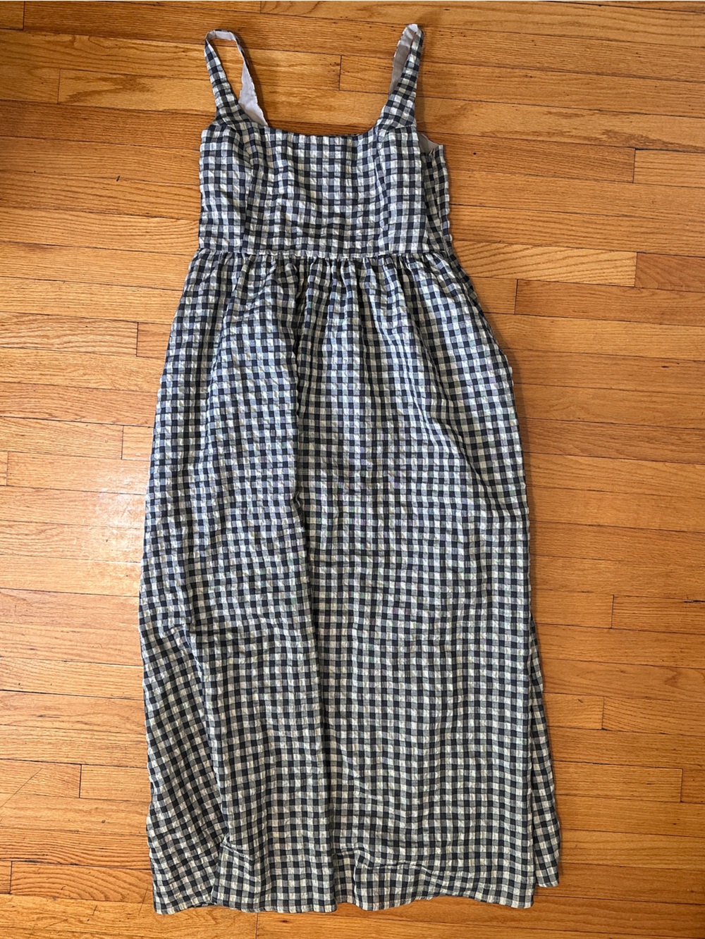 Princess Polly Checkered Gingham Maxi cotton Dress - Picture 3 of 7